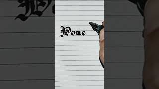 write Domestic calligraphy shortvideo art [upl. by Akinahs897]