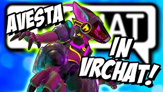 Avesta the Protogen in VRChat [upl. by Tayib149]