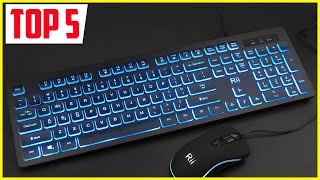 Top 5  Best Backlit Keyboards in 2022 [upl. by Aremmat723]