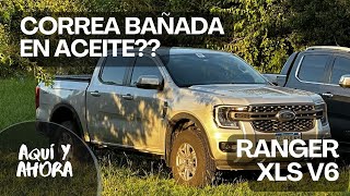 RANGER XLS V6  CORREA BAÑADA EN ACEITE [upl. by Adnirak]