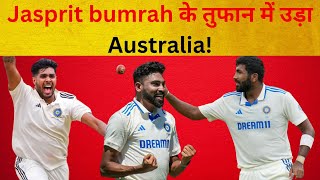 IND VS AUS  jasprit bumrah and bowlers led Team India fight back in Perth Test [upl. by Dolloff]