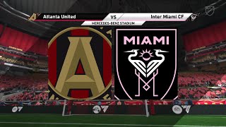 EA SPORTS FC 25 Gameplay  MLS Playoff Round Game 2  Atlanta United vs Inter Miami CF [upl. by Quince573]