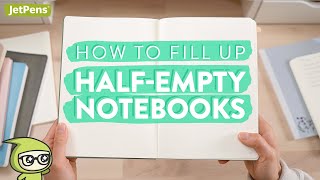 How To Fill Up Half Empty Notebooks ✨📓 [upl. by Tabib170]