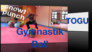 Gymnastikball Übungen  Togu Gymnastik Ball mit Krafttraining One Two Punch [upl. by Airdnua917]