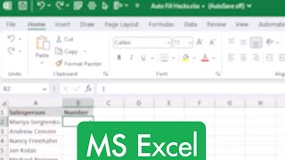 How To Fill Numbers In Excel Quickly And Easily [upl. by Dry780]