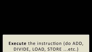 Fetch Decode Execute Store Cycle  ADD instruction [upl. by Remliw]