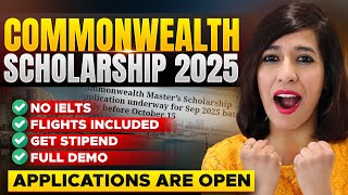 Study Masters amp PhD for FREE in UK  Commonwealth Scholarship UK 2025 Is OPEN [upl. by Zehc212]