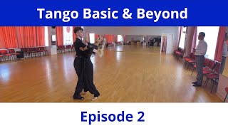 Tango  Natural Fallaway Ending with Lunge to Promenade Position [upl. by Anifesoj173]