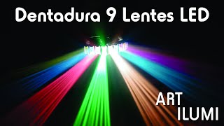 Restauração Iluminação Anos 90 Dentadura Art Ilumi LED 9 Lentes [upl. by Airtemed755]