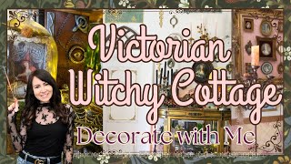 VICTORIAN WITCHY COTTAGE DECOR  Halloween Decorate with Me 2024  Fall Decorating Ideas 🍂 [upl. by Oniotna]