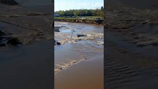 Dams fail Edenville Michigan Part 2 2 Breached Dams 500 Year Flood flood flooding news river [upl. by Wira]