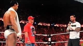 John Cena and CM Punk demand WWE Championship rematches Raw August 22 2011 [upl. by Wernda]