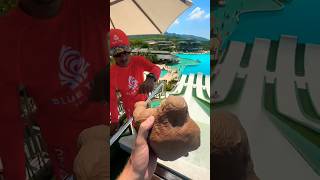 Squishy monkey and lifeguard BRO😎 squishymonkey waterpark waterslide [upl. by Aerona301]