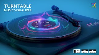 Turntable Music Visualizer  After Effects Template [upl. by Nivrae42]