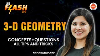 Complete 3D Geometry  JEE 202425  PYQs  Namrata Maam [upl. by Tol]