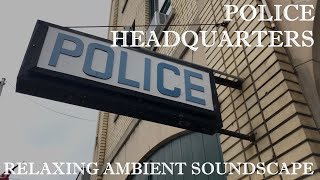 Relaxing Ambient Soundscape  Police Headquarters  Police Station Ambience  Radios  PhoneTyping [upl. by Marduk]