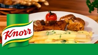 KNORR®  Recette dAsperges à la sauce hollandaise [upl. by Beach]