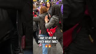 Had to hit the duck walk twice 🔥🔥 shorts probatevlog deltasigmatheta nphc doubleback stroll [upl. by Acemat]