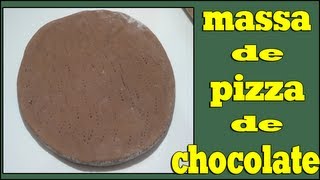 massa de pizza de chocolate [upl. by Cathrin]