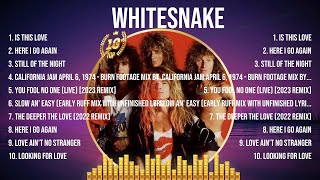 Whitesnake Greatest Hits 2024Collection  Top 10 Hits Playlist Of All Time [upl. by Ahsenauj]