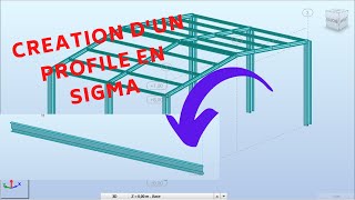 ETUDE DUNE PANNE EN SIGMA AVEC ROBOT STRUCTURAL ANALYSIS 2021 [upl. by Moselle78]