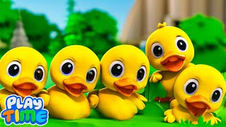 Five Little Ducks Went Out One Day  5 Little Ducks  JugnuKids Playtime Nursery Rhymes amp Kids Songs [upl. by Ynnol]