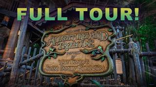 FULL TOUR Adventureland Treehouse at Night  Disneyland Resort [upl. by Aramoj]