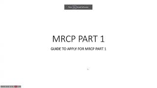 MRCP P1  Webinar How to book for MRCP Part 1  Dr Deepak  StudyMEDIC  StudyMECP [upl. by Ena968]