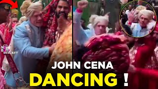 JOHN Cena DOING  BHANGRA in Ambani WEDDING 😍  JOHN Cena Dance in Ambani WEDDING [upl. by Penland]