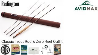 Redington Classic Trout Rod amp Zero Reel Outfit Review  AvidMax [upl. by Ahsercul476]