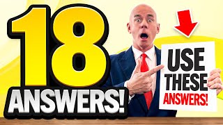 TOP 18 ‘QUICK ANSWERS’ to JOB INTERVIEW QUESTIONS [upl. by Rae]