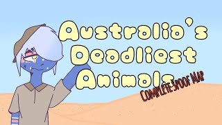 Australias Deadliest AnimalsComplete Spoof Map [upl. by Apurk155]