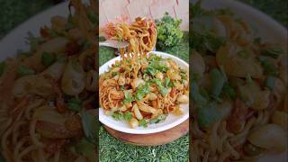 Pasta Maggie mix food trending recipe shorts [upl. by Nohshan36]