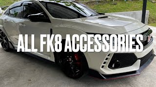 All Fk8 Accessories Type R [upl. by Nosirrah]