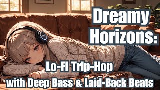 Dreamy Horizons LoFi TripHop with Deep Bass LaidBack Beats amp 432Hz528Hz Boost  LoFiトリップホップ [upl. by Eisiam]