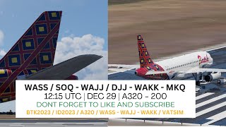 🔴LIVE  JUMAT BERKAH TERBANG PAPUA  WASS  WAJJ  WAKK  Airbus A320  Live On Vatsim And Volanta [upl. by Barbie501]