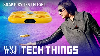 Snap Pixy Review Is the Selfie MiniDrone Worth 230  WSJ [upl. by Leahcar]