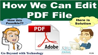 How to Edit PDF File Online Edit PDF File youtube [upl. by Zillah]