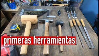 Herramientas BASICAS para CARPINTERIA  martillo maso y formón [upl. by Primaveria]