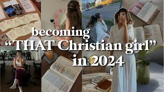 how to become that CHRISTIAN GIRL for 2024 prayer boards goal setting healthy habits and more [upl. by Ardell]