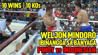 WELJON MINDORO IBINANGGA SA BANYAGA  NANGOLEKTA NG KNOCKOUT [upl. by Per]