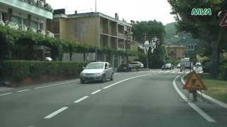 Italy  Italien  Fahrt von Albisano nach Garda und weiter nach Bardolino [upl. by Cardon]