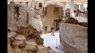 Akrotiri Archaeological Site Walkthrough Santorini [upl. by Lydie]