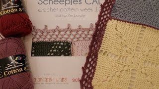 Week 12 Scheepjes CAL 2014  Border  ENGLISH [upl. by Viviane522]