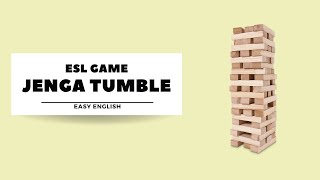 ESL Games  How To Use Jenga In Your Classroom eslgames [upl. by Mandy]