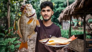 Fish Fry Recipe  Easy and Tasty Pacu Fish Fry  Masala Fish Fry  Local Fish Wild Cooking [upl. by Aihsinyt]