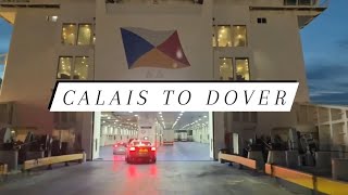 How to travel from Calais to Dover  PampO Ferries  Pride of Kentpost brexit [upl. by Uhile62]