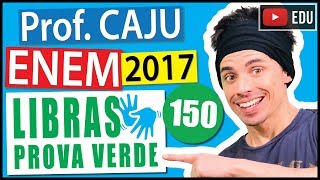 ENEM Libras 2017 150 📗 REGRA DE TRÊS Para a construção de um edifício o engenheiro [upl. by Emmanuel197]