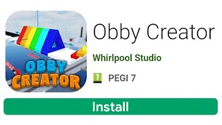 If Obby Creator Was a Mobile Game [upl. by Mozart457]