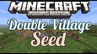 090 DOUBLE VILLAGES  Minecraft Pocket Edition [upl. by Alisan52]